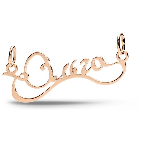 фото Эстет подвеска "ольга" из красного золота 01п010824