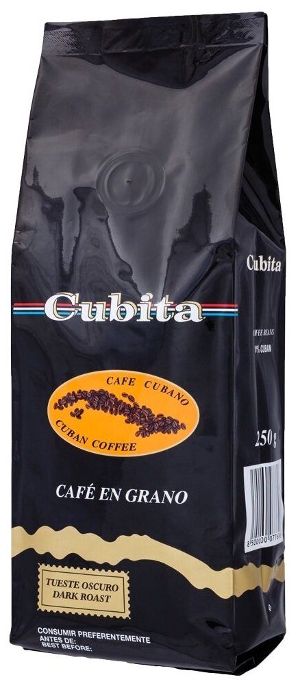 Кофе в зернах Cubita, 250 гр. - фотография № 1