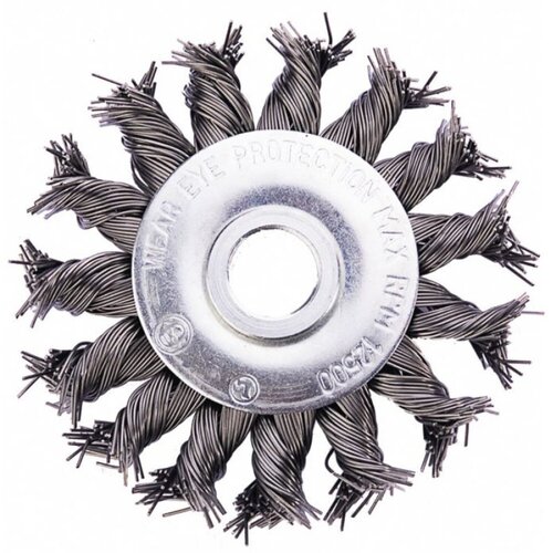 Щётка №134 13115221 d-115мм круглая для УШМ , витая