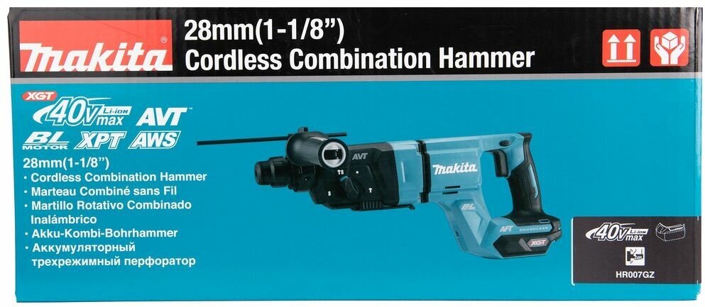 Аккумуляторный перфоратор 3 Дж XGT MAKITA HR007GZ - фотография № 6