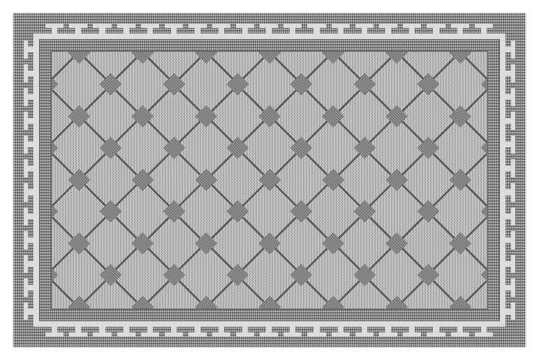 Ковер-циновка Люберецкие ковры Эко 77022-55 08 x 15 м