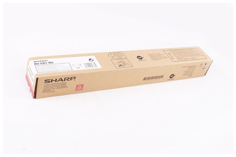 Тонер-картридж Sharp MX51GTMA пурпурный 18 000 страниц - фото №4