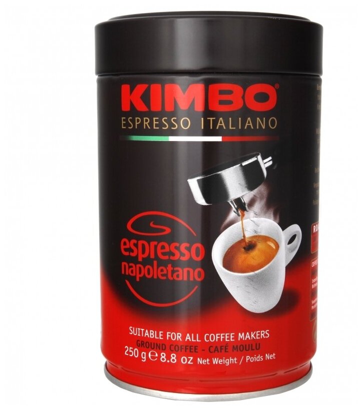 Кофе Kimbo Эсп Неап Espresso Napoletano молотый 250г банка