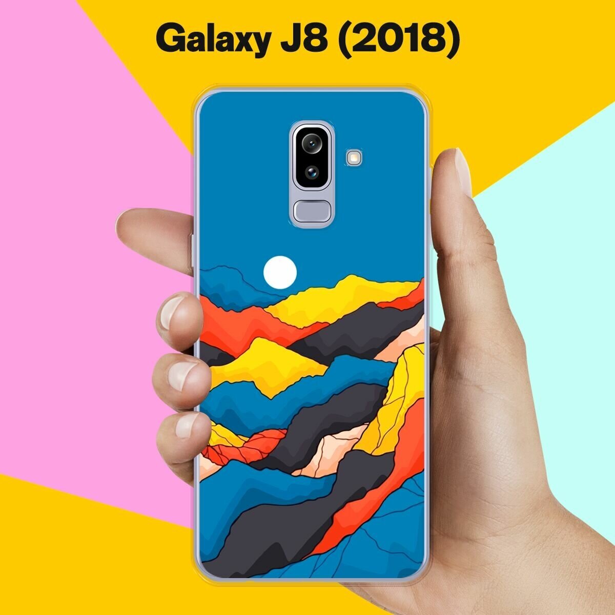 Силиконовый чехол на Samsung Galaxy J8 (2018) Пейзаж 8 / для Самсунг Галакси Джи 8 2018