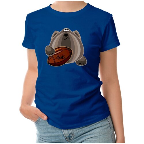 фото Футболка roly, размер l, синий