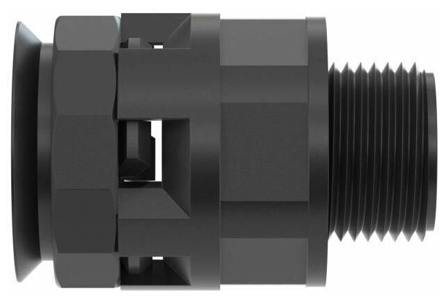 Переходник труба-коробка DN 17мм М20х1.5 полиамид черн. IP66 DKC PAM17M20N