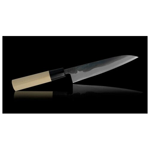 фото Кухонный нож tojiro petty 150mm, shirogami, kurouchi f-692