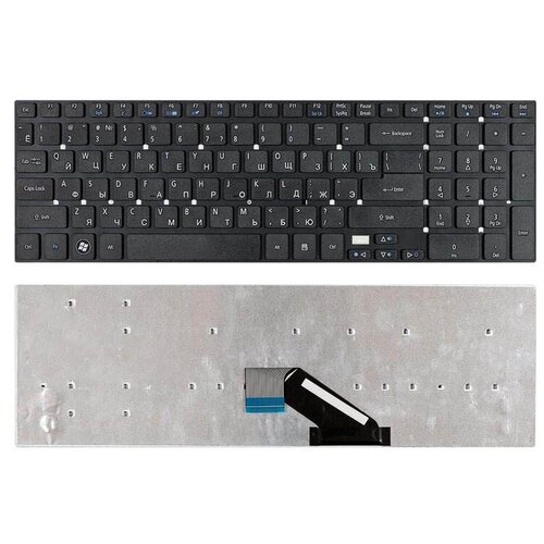 Клавиатура для ноутбука Acer Aspire 5755 5755G 5830 5830G 5830T E5-571 VN7-791 VN7-791G черная 1176₽