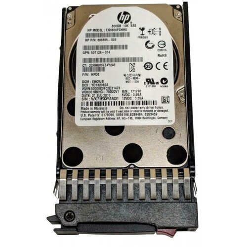 Жесткий диск HP 666355-003 600Gb SAS 2,5 HDD жесткий диск hp 666355 003 600gb sas 2 5 hdd