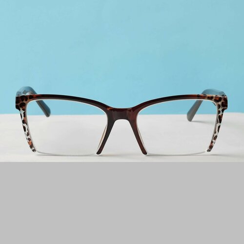 Готовые очки Восток 6636, цвет коричневый, отгибающаяся дужка, -3,5