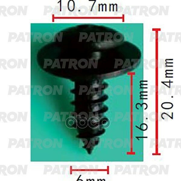 фото Саморез 6x20.4mm Универсальный PATRON арт. P372162