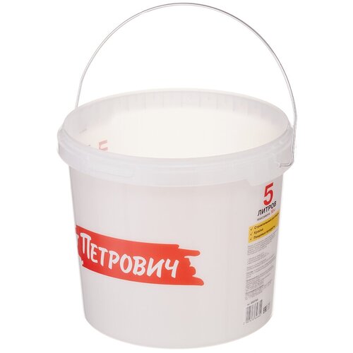 Ведро строительное полимерное Петрович без крышки 5 л 761₽