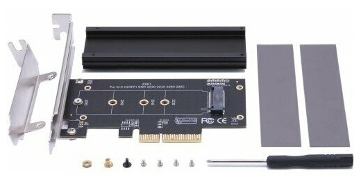 Адаптер M2 NVME в PCIe 30 x4 KS-is