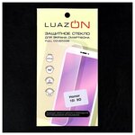 Защитное стекло 9D LuazON для Honor 10i, полный клей, 0.33 мм, 9Н, черное - изображение
