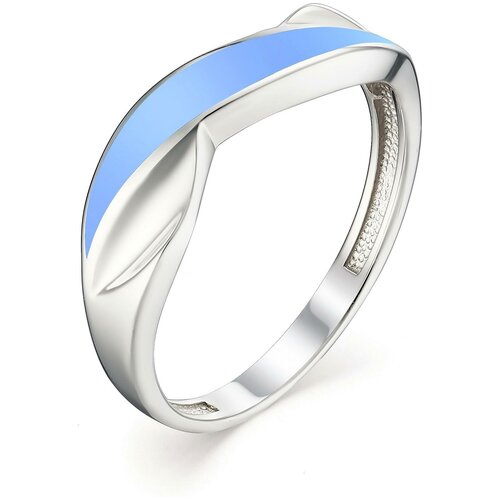 фото Алькор кольцо с эмалью из серебра 01-1096-эм32-00, размер 17.5