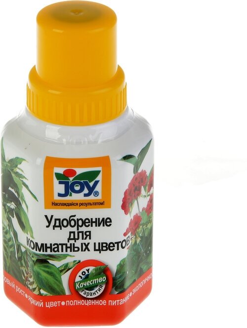 Удобрение для комнатных растений жидкое оргоминеральное JOY, 250мл - фотография № 6