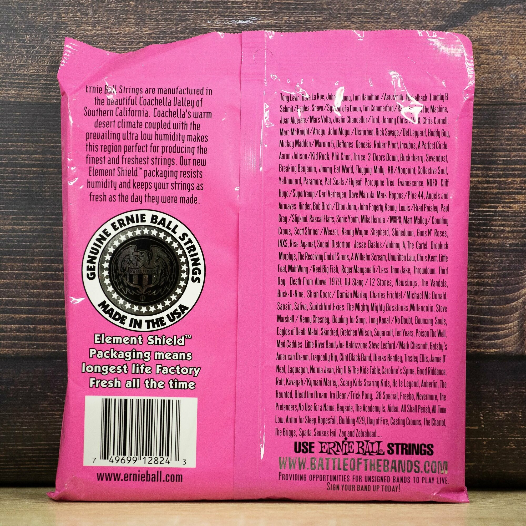 Набор струн Ernie Ball P02824 Super Slinky Bass, 1 уп. - фото №15