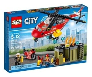 Конструктор LEGO City 60108 Пожарная команда быстрого реагирования