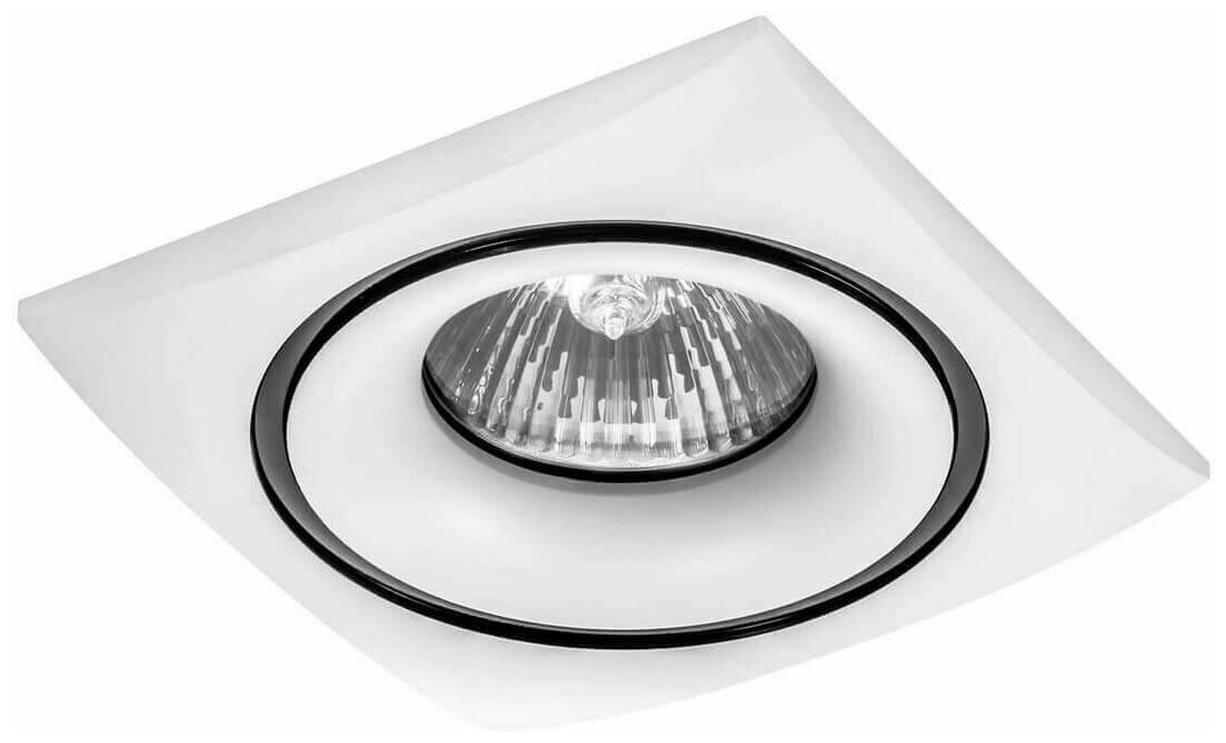 Светильник точечный встраиваемый декоративный под заменяемые галогенные или LED лампы Levigo  Lightstar - фото №1