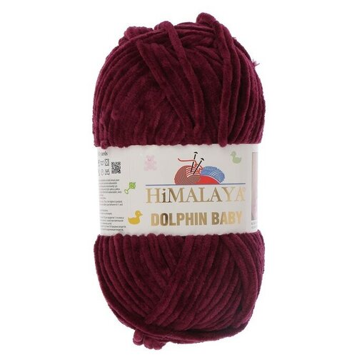 Пряжа Himalaya Dolphin Baby, 24 % шерсть, 25 % мохер, 51 % акрил, 100 % полиэстер, 100 г, 120 м, 1 шт., 80339 120 м