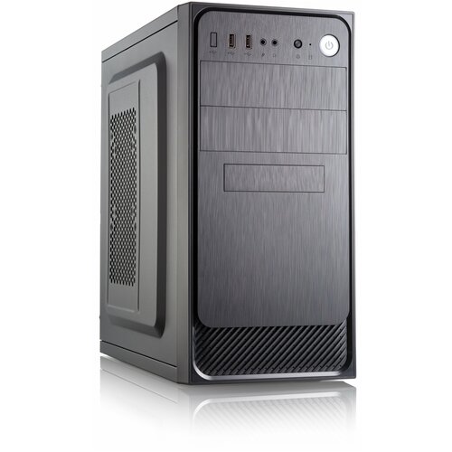 Корпус mATX Foxline FZ-053-SX450R-U32 черный, БП 450W, 2*USB 3.0, audio корпус microatx foxline fz 053 sx450r 450 вт чёрный