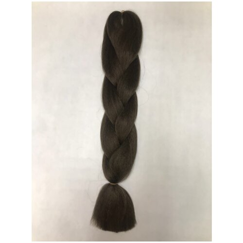 Канекалон мелко гофрированный натуральных оттенков, 65 см, 100 гр. Цвет темно - русый (#8)