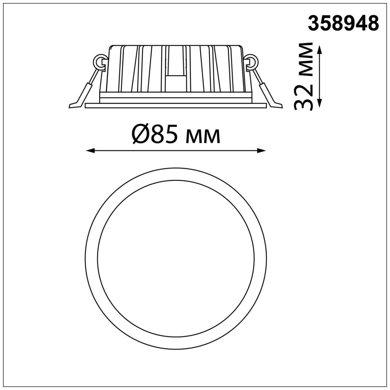 Точечный светильник Novotech Lante 358951 - фото №3