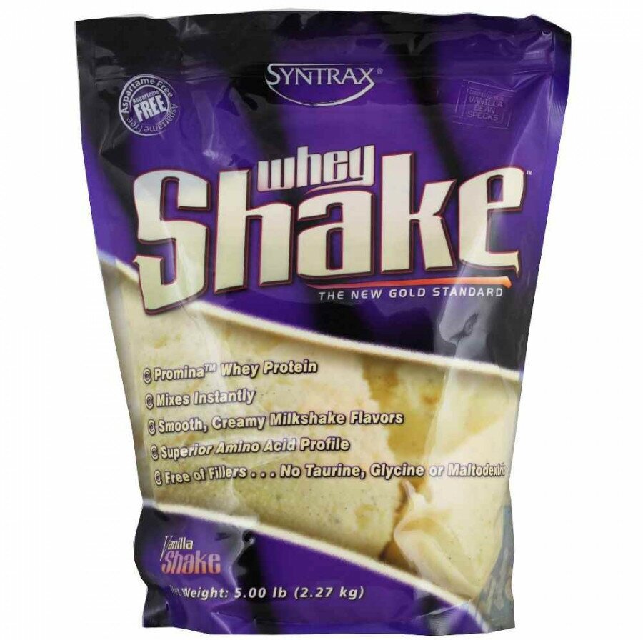 SYNTRAX Whey Shake 2,27 кг (Пакет) (Ванильный)