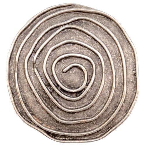 фото Брошь бижутерная линия (замок-булавка, серебристый) 53676 otokodesign