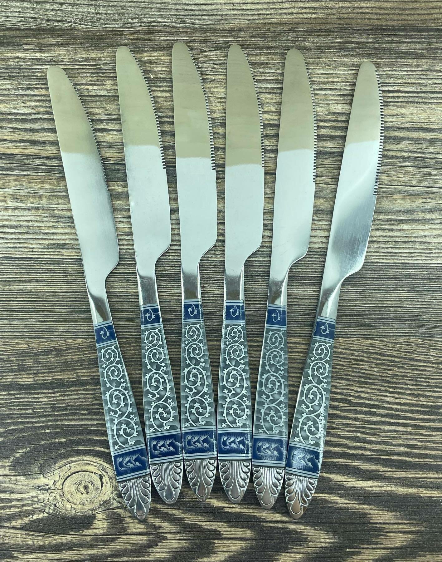 фото Набор ножей, 6 штук / Нож / Набор столовых ножей / Набор столовых приборов Guan Bao