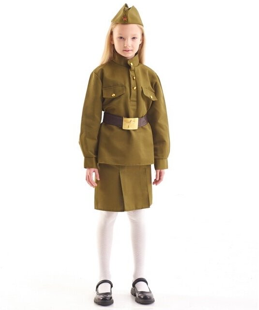 Бока С Детская военная форма Солдаточка люкс, рост 122-134 см 2721