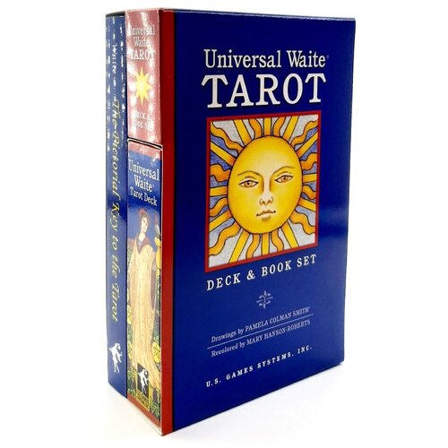 Комплект Универсальное Таро Уэйта + Книга (Universal Waite Tarot Deck and Book Set) карты таро wisdom of hafiz oracle deck us games оракул мудрости хафиза