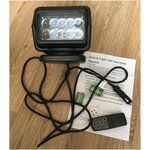 Фара-искатель 12V 50W (LED) с д/у Черный (на магните) / Фароискатель / Прожектор / Для охоты / Для джипа - изображение