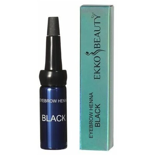 Хна для бровей EkkoBeauty / Черный