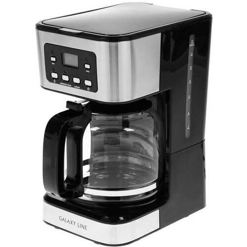 Кофеварка Galaxy LINE GL 0710 капельная 1100 Вт 18 л черная 619300₽