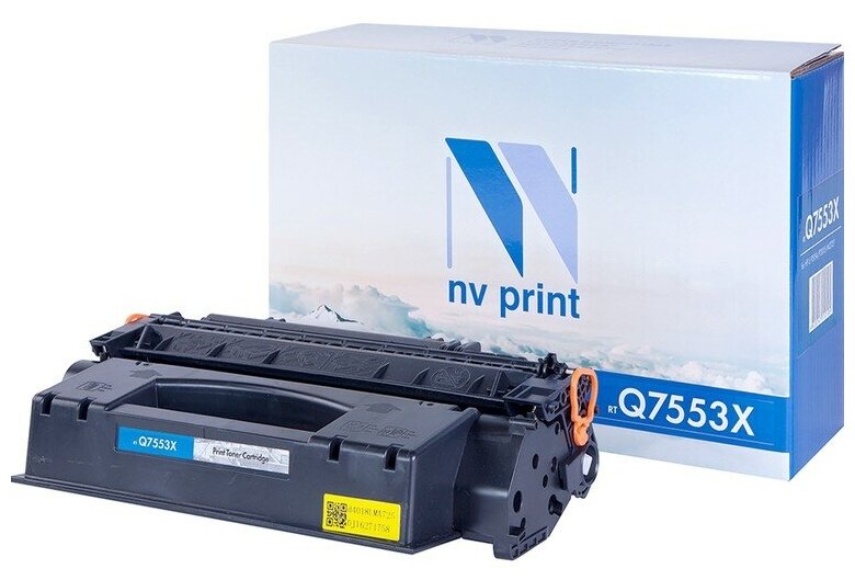 Картридж NV Print NV-Q7553X Черный для HP LJ P2014/P2015/M2727 mfp