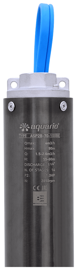 Скважинный насос Aquario ASP 2B-70-100BE - фотография № 4