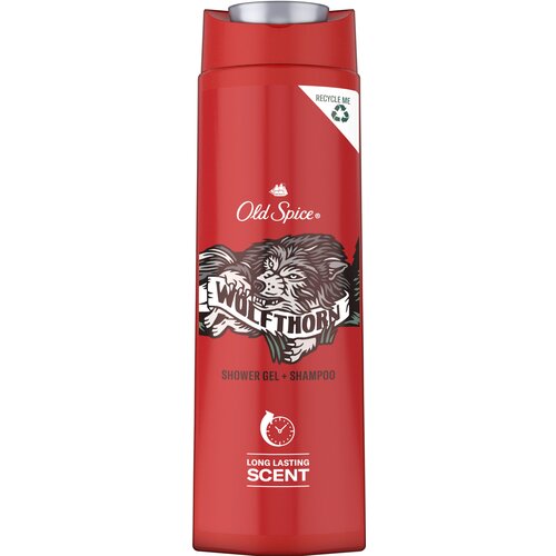 Гель для душа и шампунь 2в1 Old Spice Wolfthorn 400 мл, 1 шт