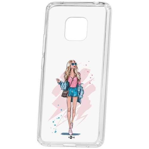 фото Чехол на huawei mate 20 pro kruche print fashion girl кruче