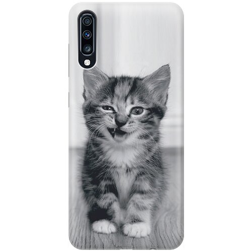 фото Re:pa накладка transparent для samsung galaxy a70 / a70s с принтом "котенок с ухмылкой"