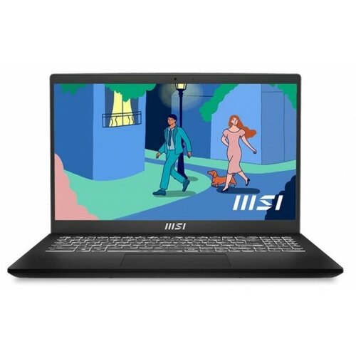 Ноутбук MSI Modern 15 B12M-233RU (9S7-15H112-233) Black 15 (FHD i5-1235U/8Gb/256Gb SSD/W11Pro)