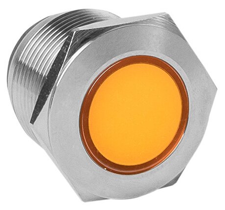 Лампа оранжевая сигнальная S-Pro67 19 мм 24В PROxima , EKF S-PRO67-332 (1 шт.)