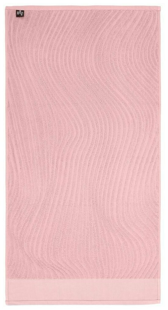 Полотенце махровое банное New Wave, среднее, розовое 50х100 см - фотография № 3