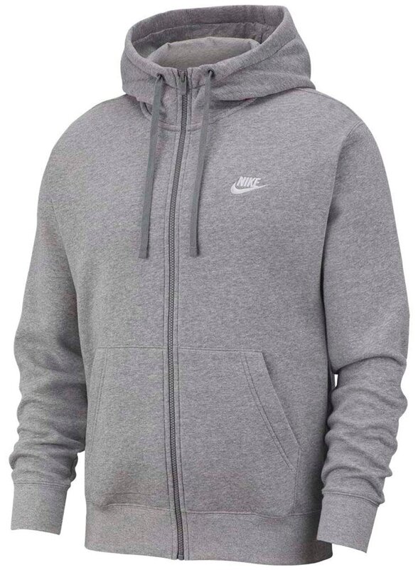 Толстовка NIKE Sportswear Club Fleece Men's Full-Zip Hoodie, капюшон