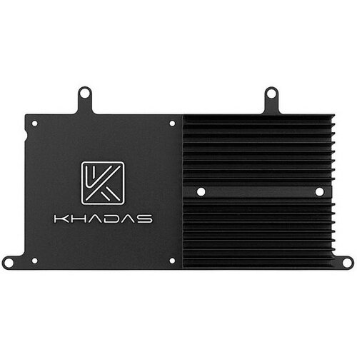 Радиатор Khadas New VIMs Heatsink designed for VIMs, Aluminum, Black, VIMs Thermal Pad, KAHS-V-001