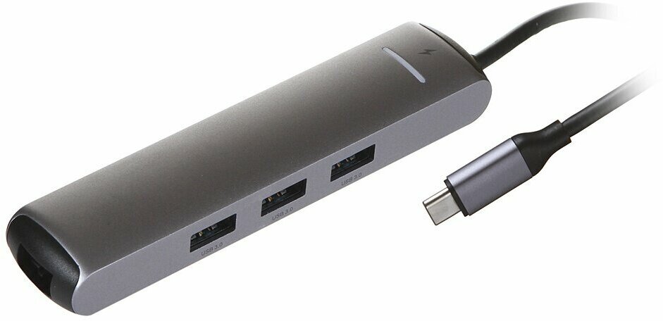 USB-концентратор Baseus CAHUB-J0G (Grey) - фото №10