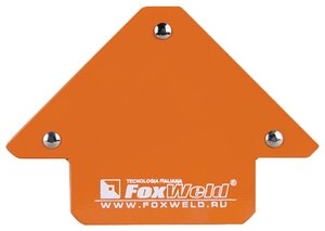 Магнитный угольник FoxWeld FIX-3 оранжевый