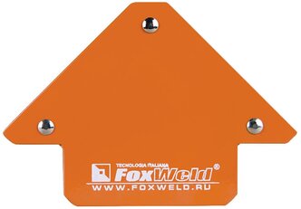 Магнитный угольник FoxWeld FIX-3 оранжевый