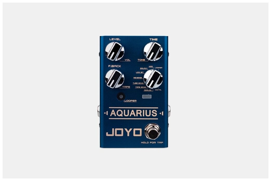 R-07-AQUARIUSDELAY/LOOPER Педаль эффектов, Joyo