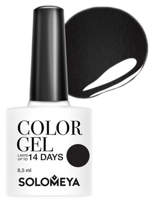 Гель-лак Solomeya Color Gel Perfectly Black SCG003/Идеально черный (60)